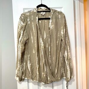 Brand new tie dye blouse with tags